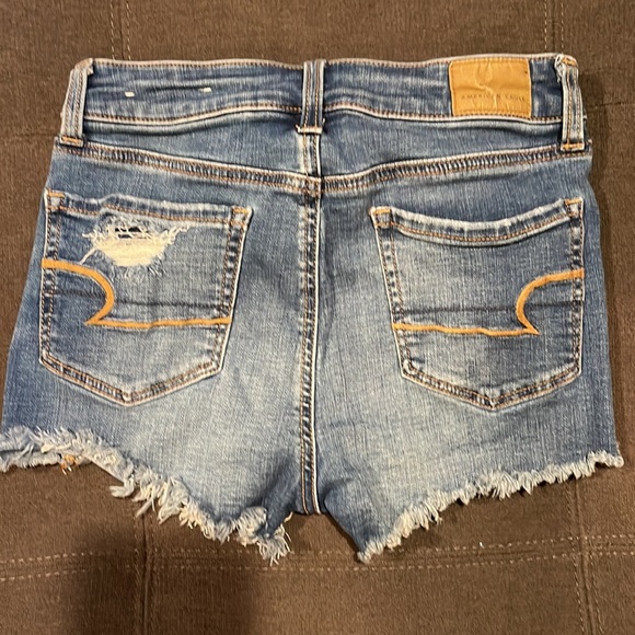BUNDLE - (2) American Eagle girls denim shorts size 0 - next level stretch - Picture 4 of 7